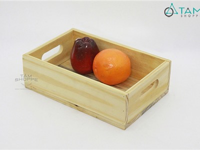 Khay gỗ đựng đồ màu tự nhiên TNS5